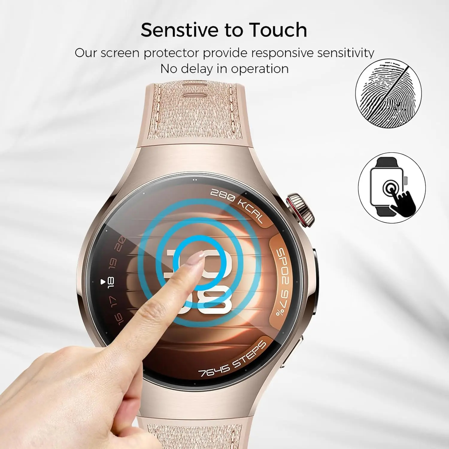Hydrogel Film For Huawei Watch - Watch Face Protector avaliação e preço