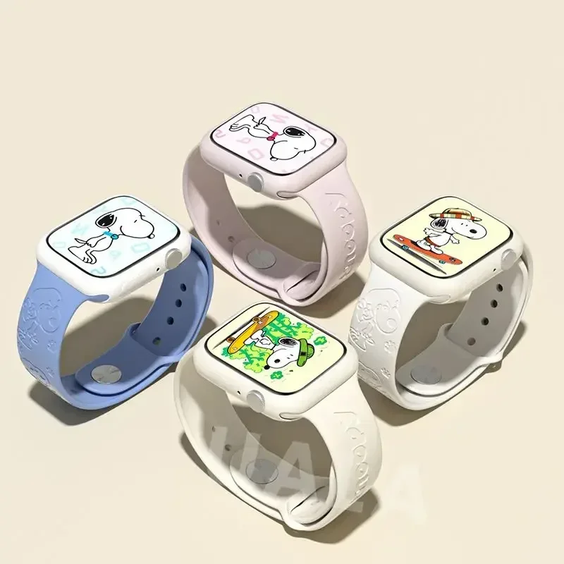 Snoopy iwatch8 watch with appl - Apple Smartwatch Accessories avaliação e preço