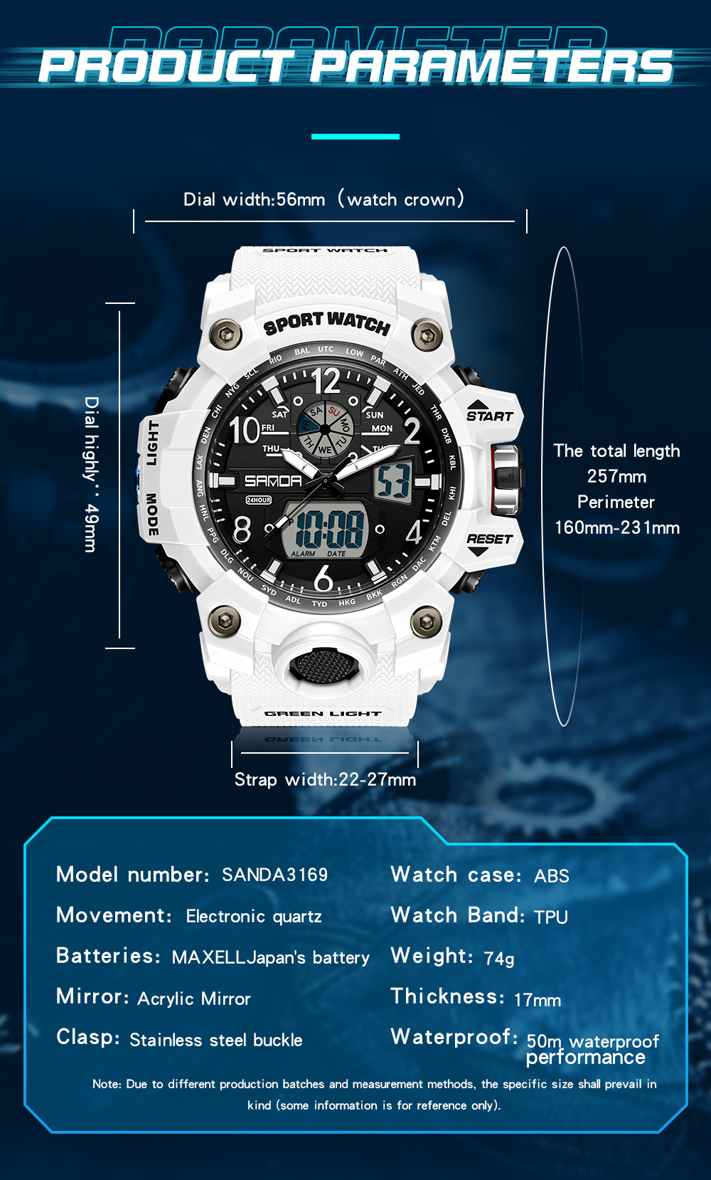 SANDA 30169 Top Sports Men's W - Smartwatch Nexus avaliação e preço
