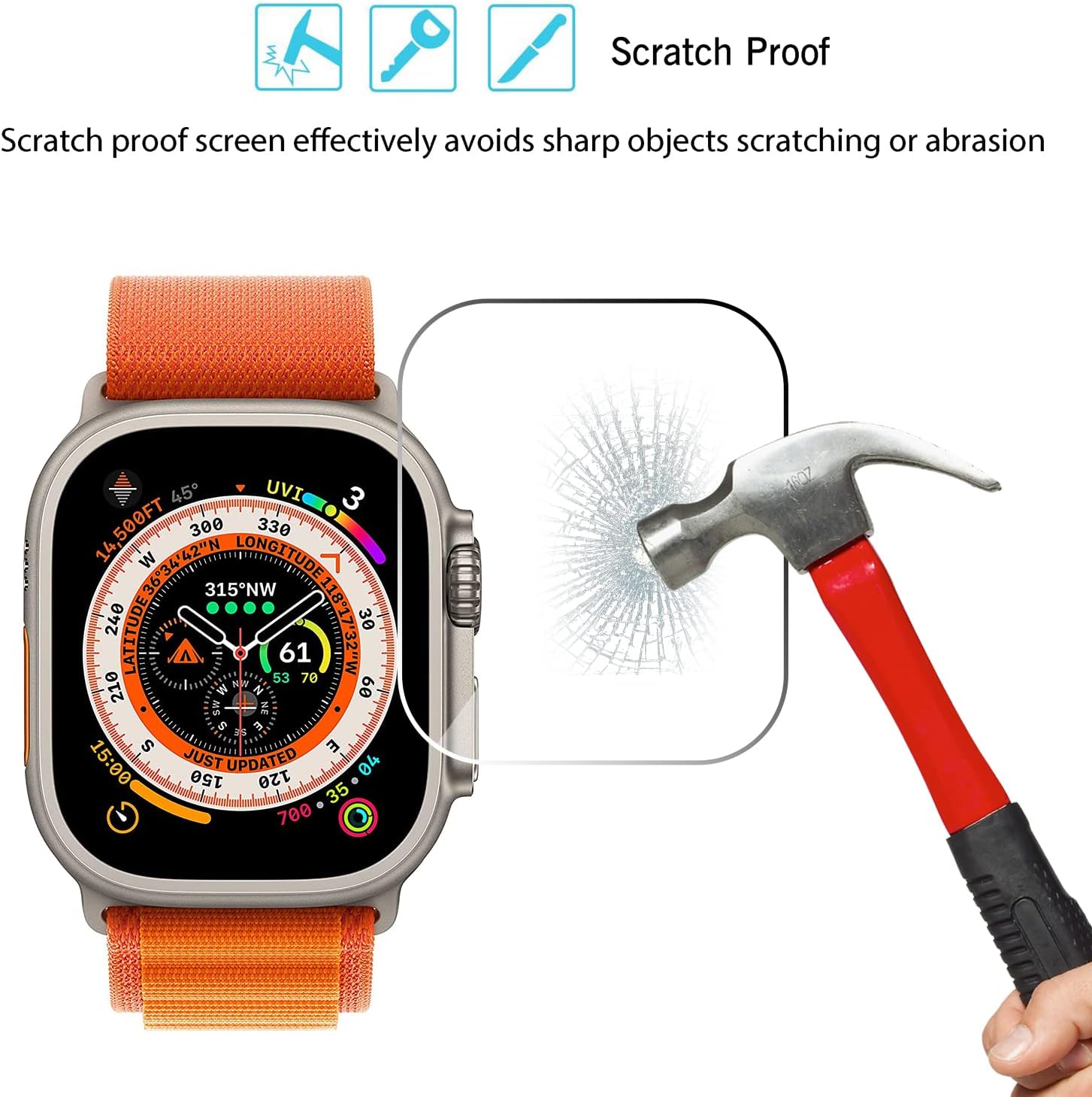 Tempered Glass for Apple Watch - Watch Case Bumper avaliação e preço