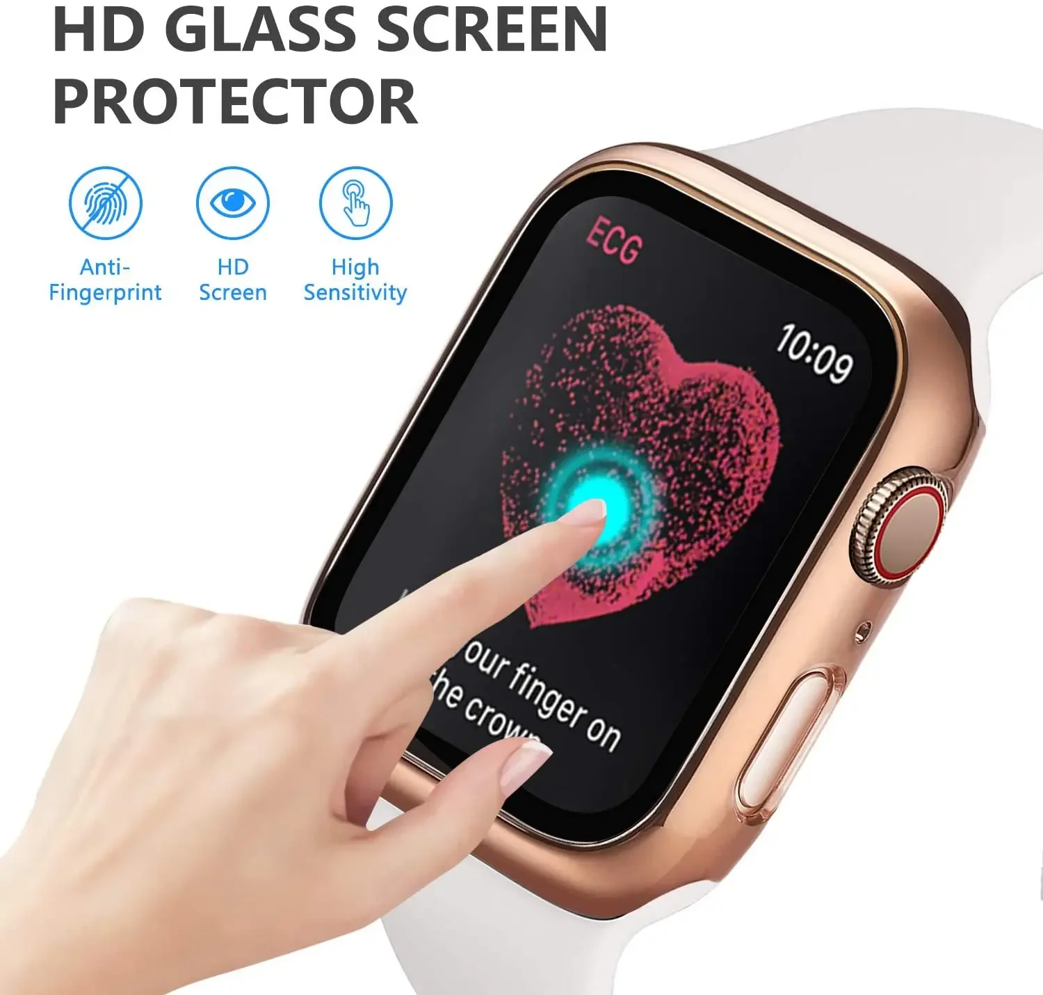 Tempered Glass+cover For Apple - Garmin Smartwatch Accessories avaliação e preço