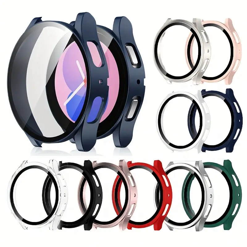 PC Case+Tempered Glass for Sam - Accessories For Galaxy Watch 5 avaliação e preço
