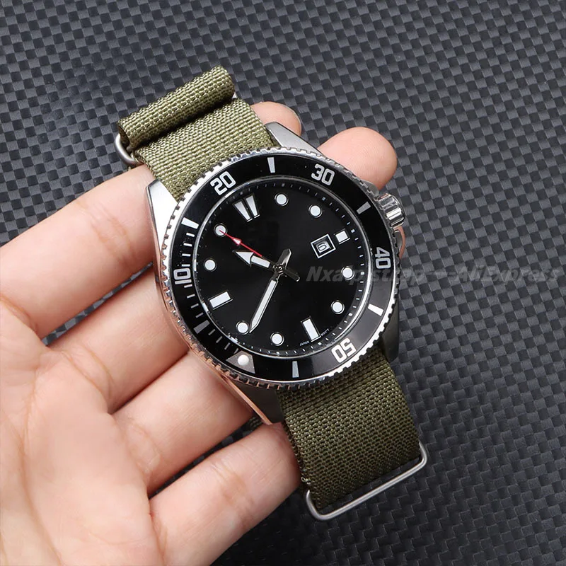 Ribbed Nylon Watch Strap 18mm  - Nylon Nato Strap avaliação e preço
