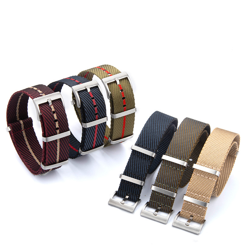 20mm 22mm Geometric Design Nyl - Nylon Nato Strap avaliação e preço