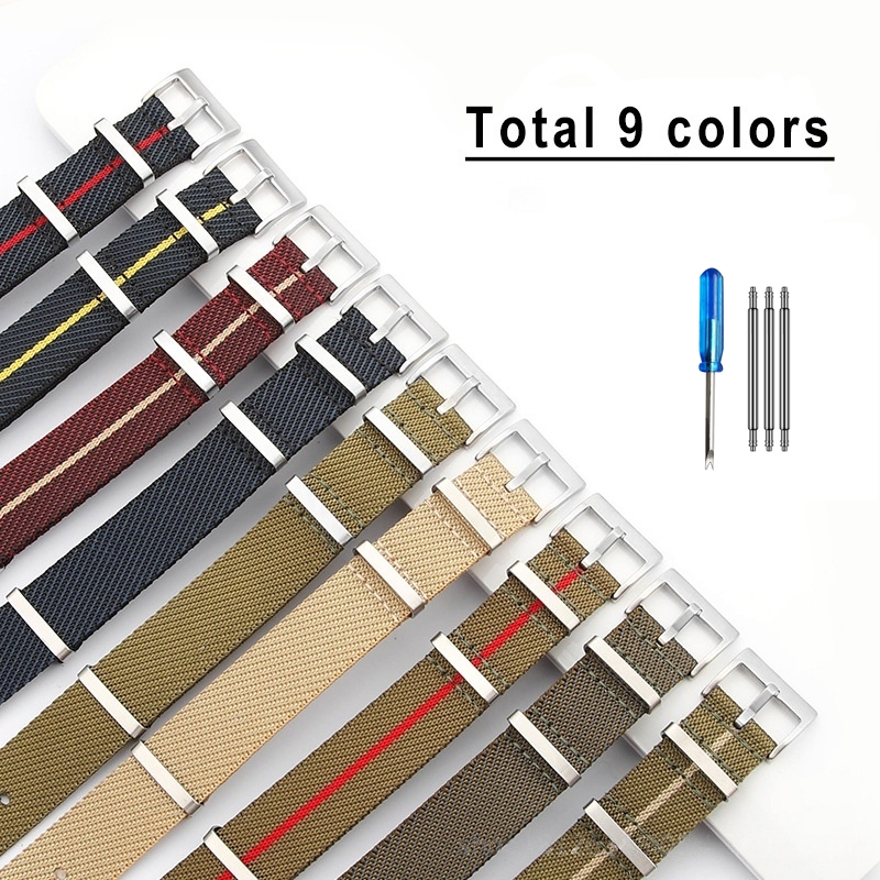 20mm 22mm Geometric Design Nyl - Nylon Nato Strap avaliação e preço