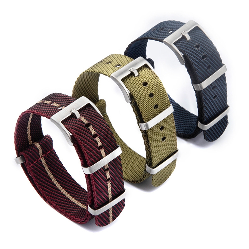 20mm 22mm Geometric Design Nyl - Nylon Nato Strap avaliação e preço