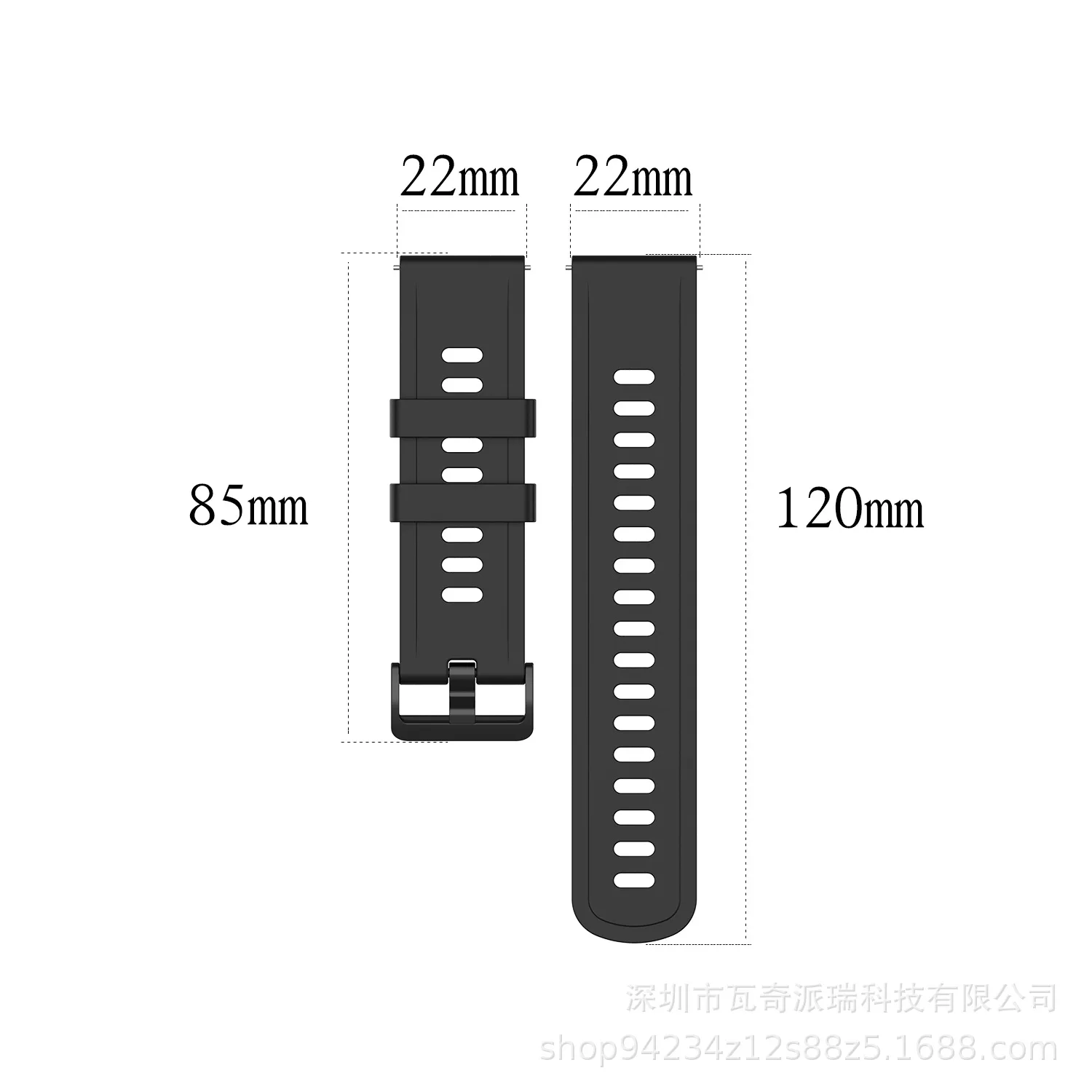 22mm Silicone Strap for Xiaomi - Xiaomi Smartwatch S4 Accessories avaliação e preço