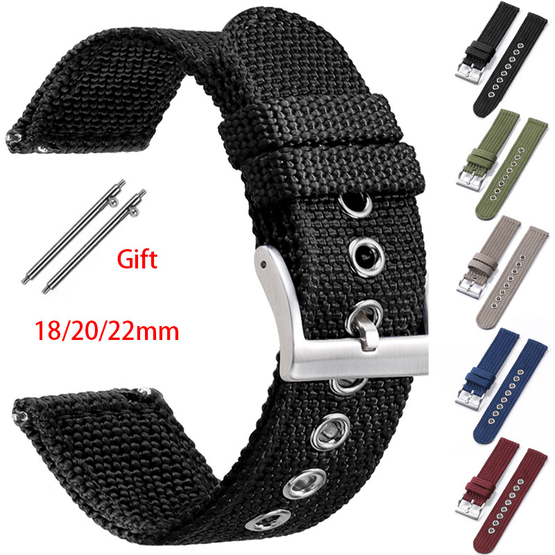 Nylon Strap 18mm 20mm 22mm Ban - Nylon Nato Strap avaliação e preço