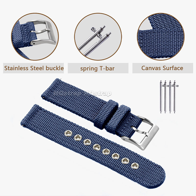 Nylon Strap 18mm 20mm 22mm Ban - Nylon Nato Strap avaliação e preço