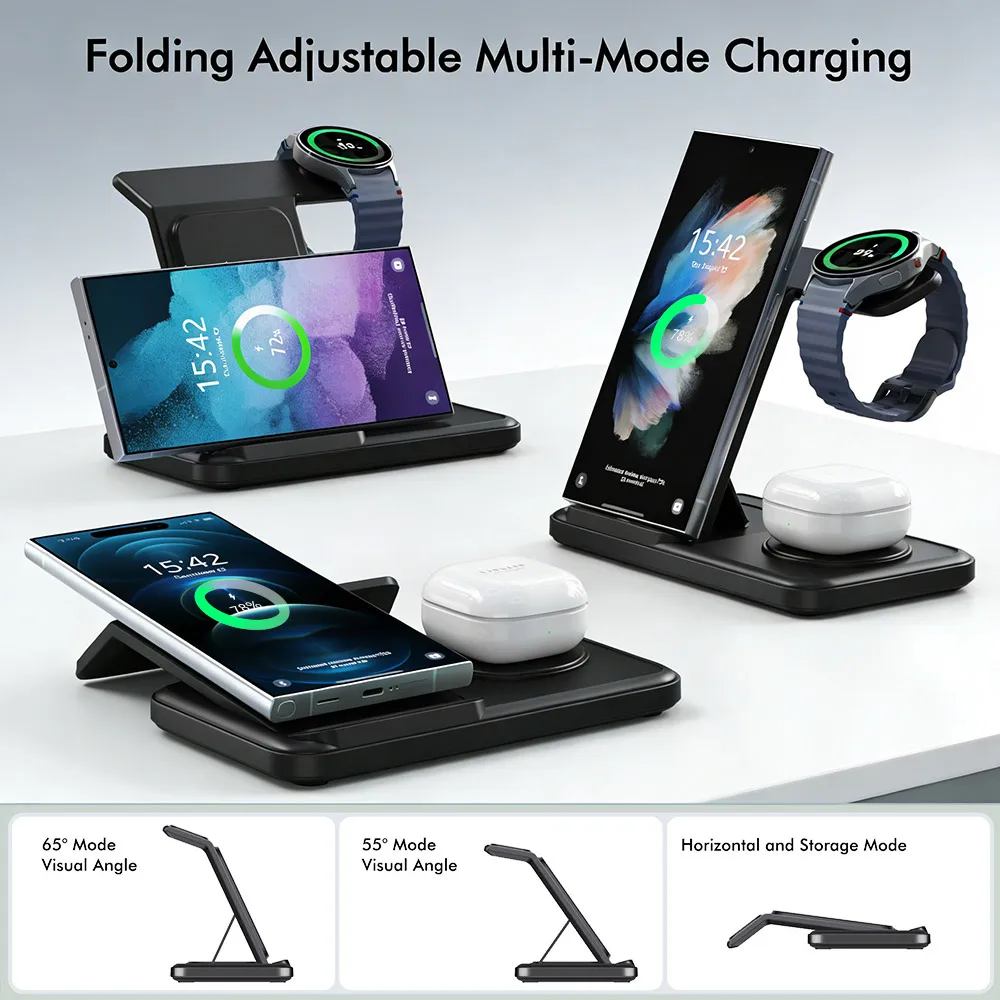 3 IN 1 Wireless Charger Statio - Smartwatch Ac avaliação e preço