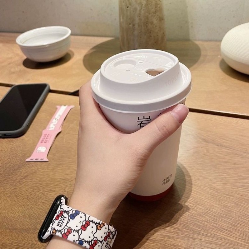 Anime Sanrio Cute Hello Kitty  - Apple Smartwatch Accessories avaliação e preço