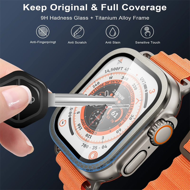 Tempered Glass for Apple Watch - Watch Case Bumper avaliação e preço