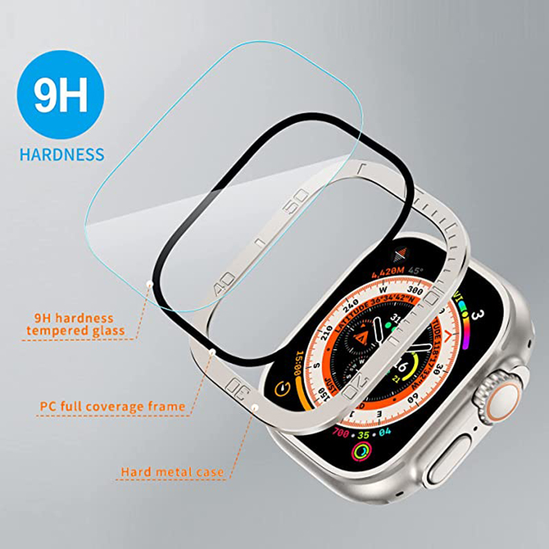 Tempered Glass for Apple Watch - Watch Case Bumper avaliação e preço