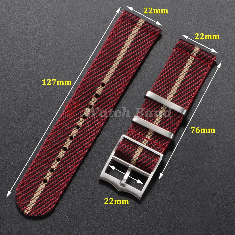 20 22mm Nylon Strap for Tudor  - Nylon Nato Strap avaliação e preço