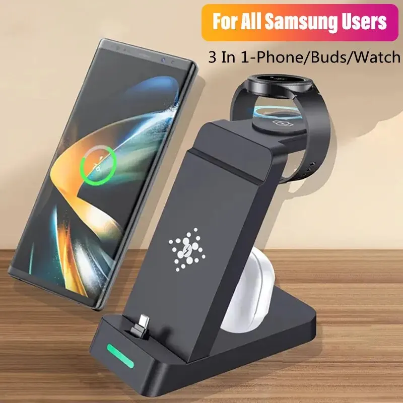3 In 1 Charging Station for Sa - Smartwatch Ac avaliação e preço