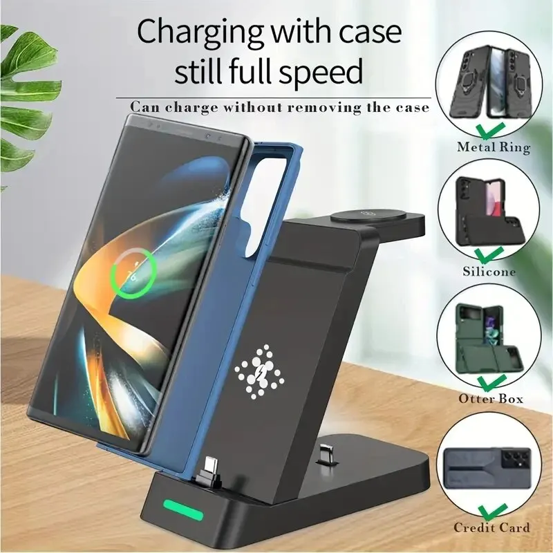 3 In 1 Charging Station for Sa - Smartwatch Ac avaliação e preço