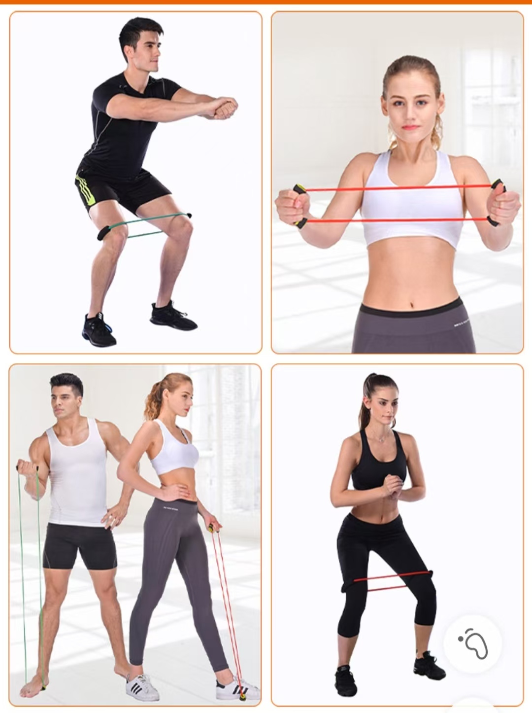 O-Shaped Resistance Band for S - Milanaise Mesh Band avaliação e preço