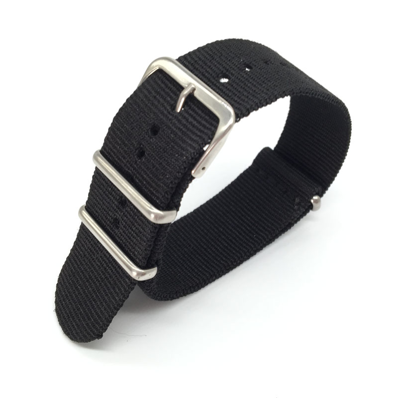 Black Nylon Strap for 16mm 18m - Nylon Nato Strap avaliação e preço