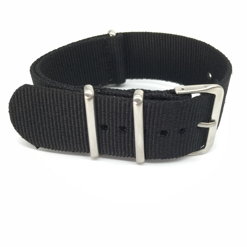 Black Nylon Strap for 16mm 18m - Nylon Nato Strap avaliação e preço