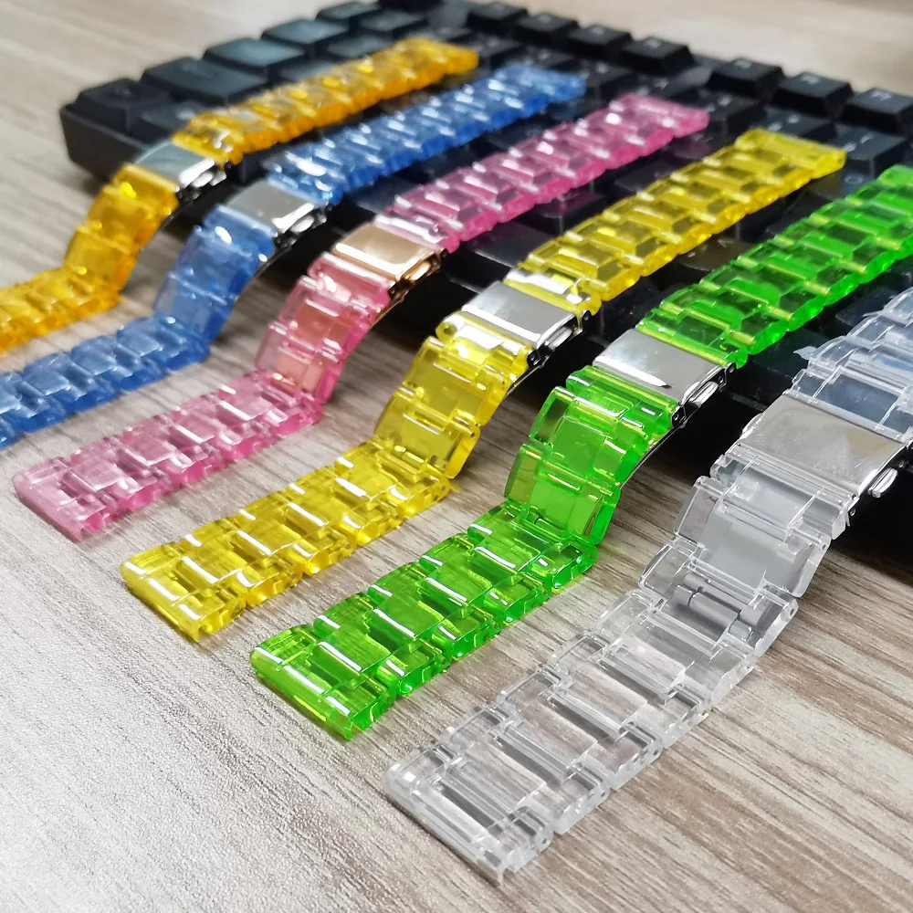 Transparent Glacier band for S - Titan Smartwatch Accessories avaliação e preço