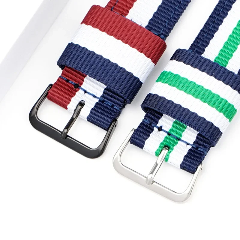 20mm 22mm Woven Nylon Strap fo - Nylon Nato Strap avaliação e preço