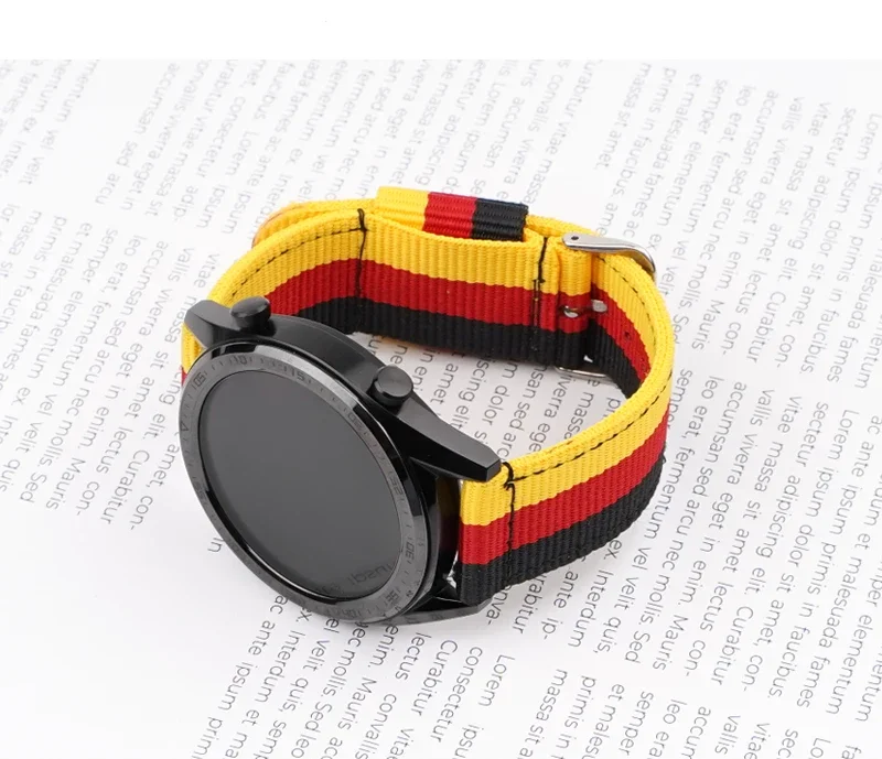 20mm 22mm Woven Nylon Strap fo - Nylon Nato Strap avaliação e preço
