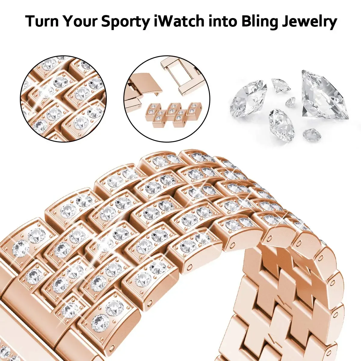 Diamond Band for Samsung Galax - Titan Smartwatch Accessories avaliação e preço