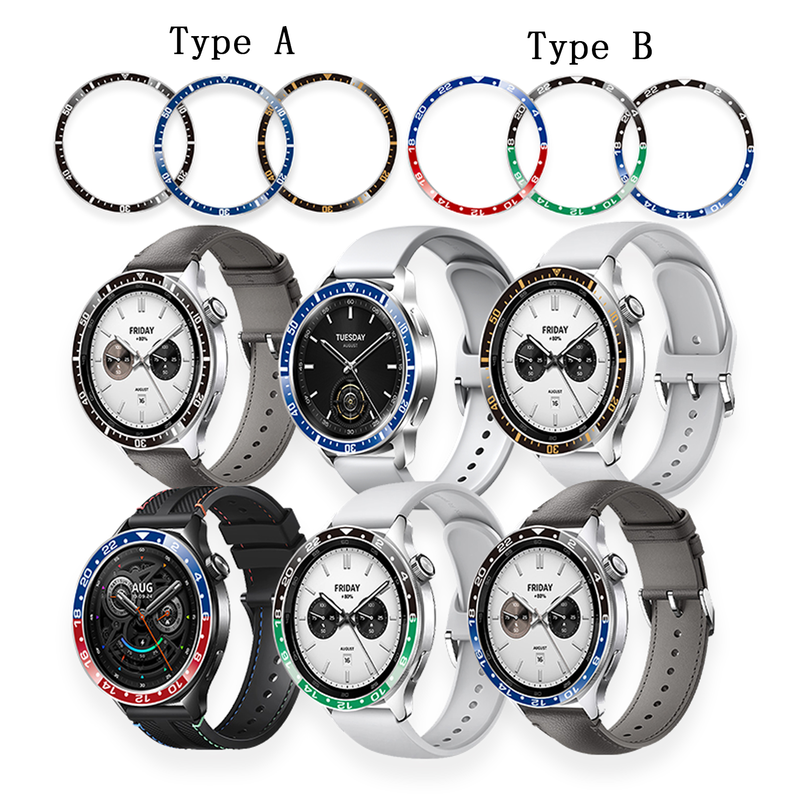 Watch Bezel Ring for Xiaomi Wa - Xiaomi Smartwatch S4 Accessories avaliação e preço