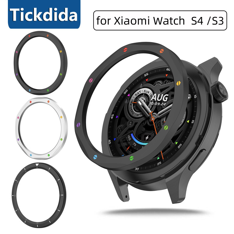 Metal Bezel Ring Case For Xiao - Xiaomi Smartwatch Accessories avaliação e preço