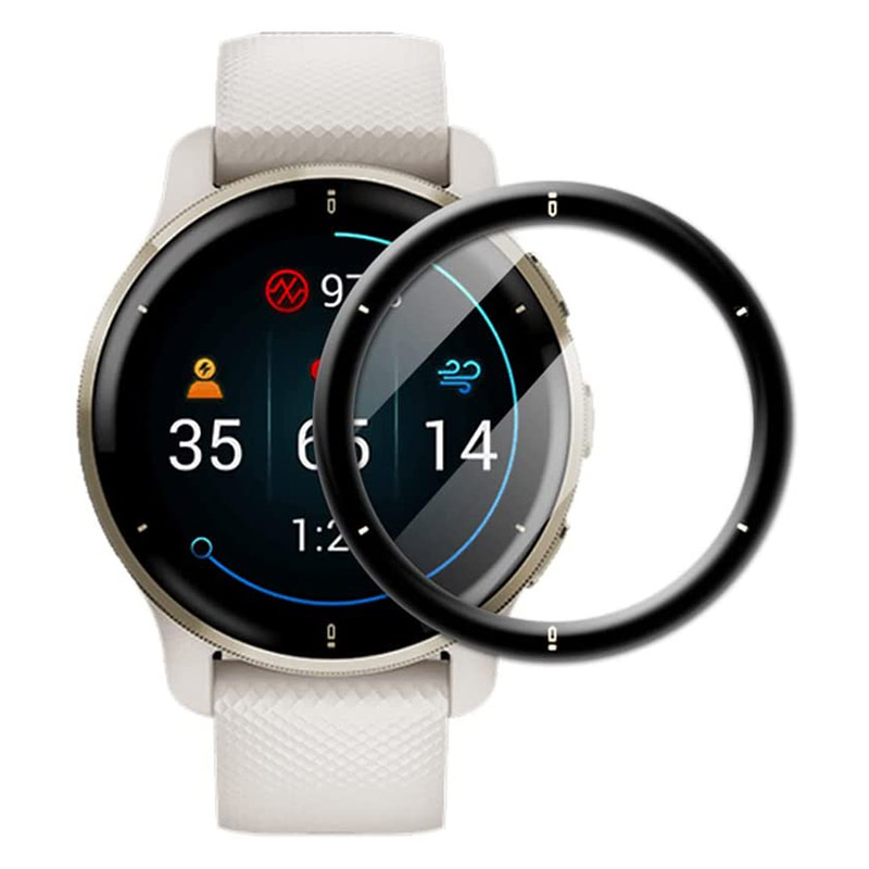 3D Curved Edge Protective Film - Garmin Smartwatch Accessories avaliação e preço