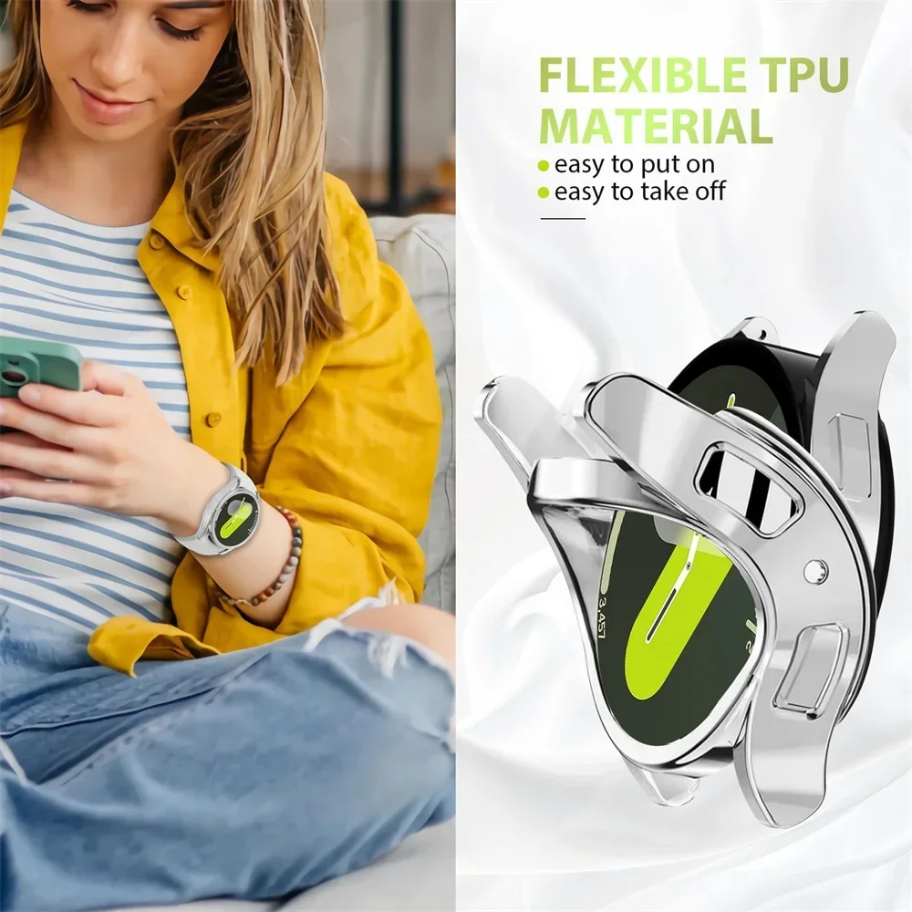 1-4pcs Case for Samsung Galaxy - Accessories For Galaxy Watch 5 avaliação e preço