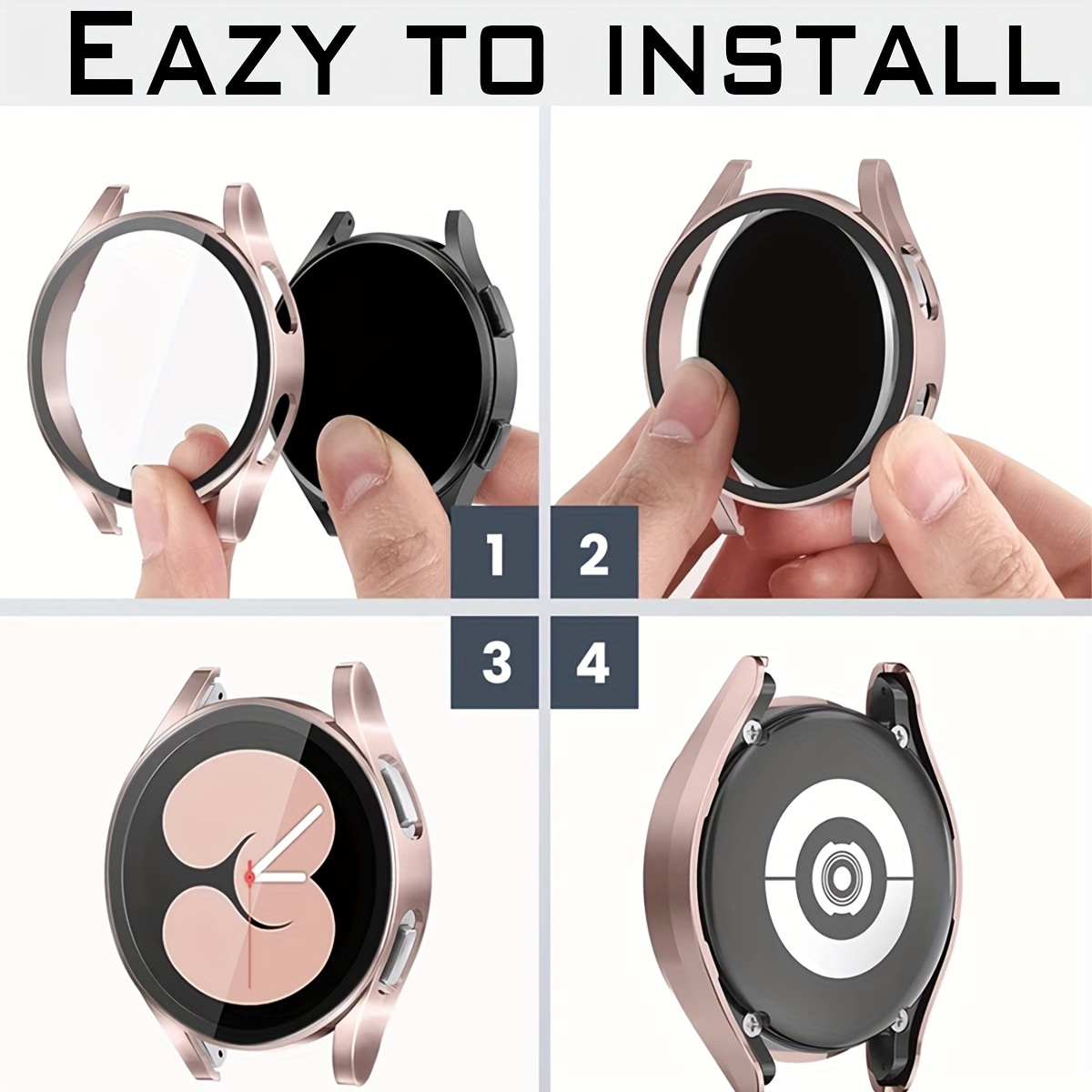 PC Case for Samsung Galaxy Wat - Accessories For Galaxy Watch 5 avaliação e preço