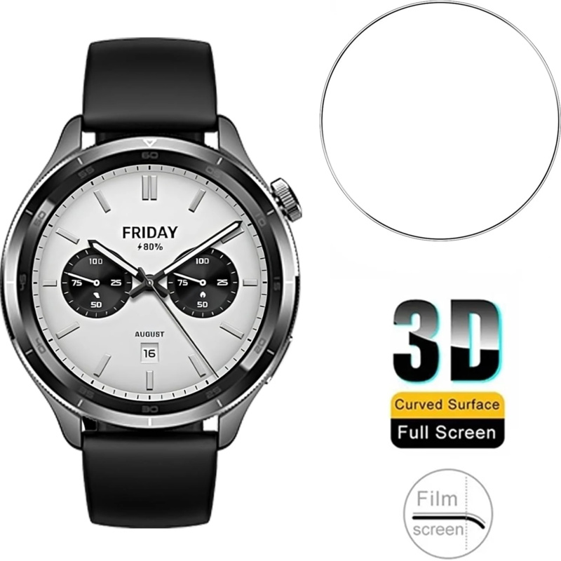 3pcs Tempered Glass Films For  - Xiaomi Smartwatch S4 Accessories avaliação e preço