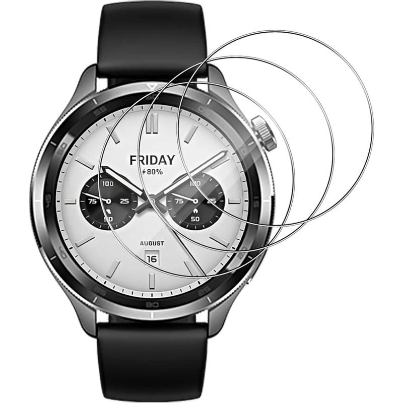 3pcs Tempered Glass Films For  - Xiaomi Smartwatch S4 Accessories avaliação e preço