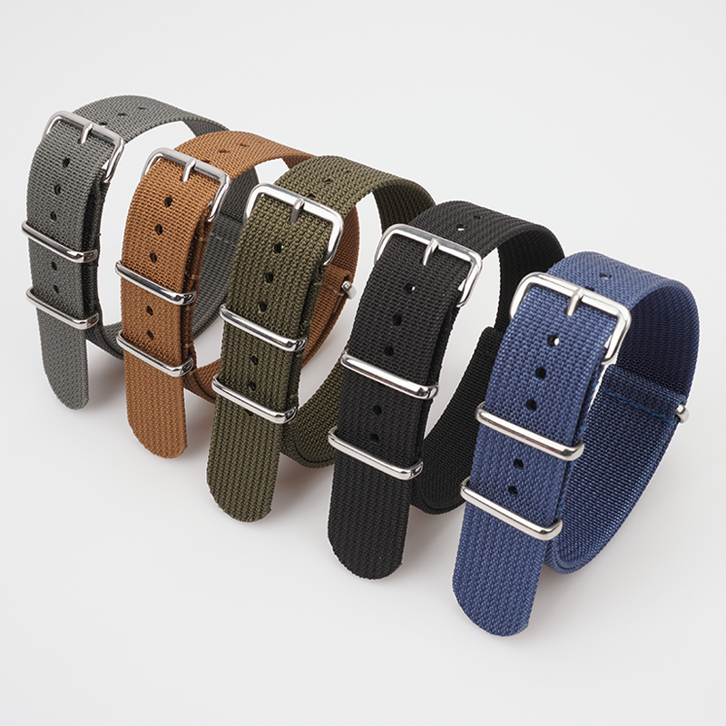 Ribbed Nylon Strap For Seiko M - Nylon Nato Strap avaliação e preço