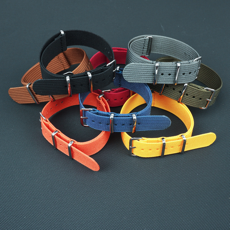 Ribbed Nylon Strap For Seiko M - Nylon Nato Strap avaliação e preço