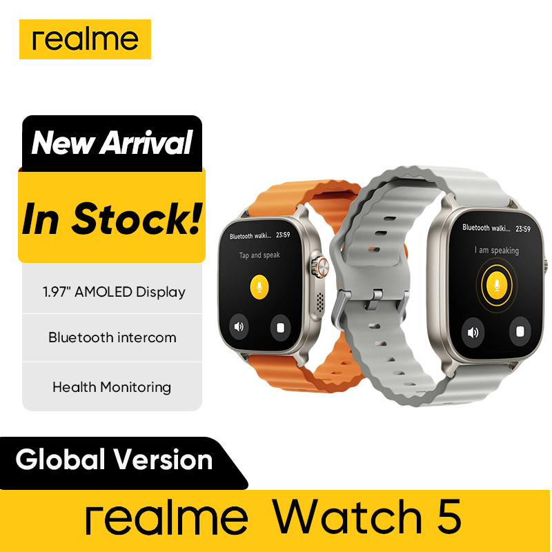 Global Version realme watch 5  - Smartwatch X2 avaliação e preço