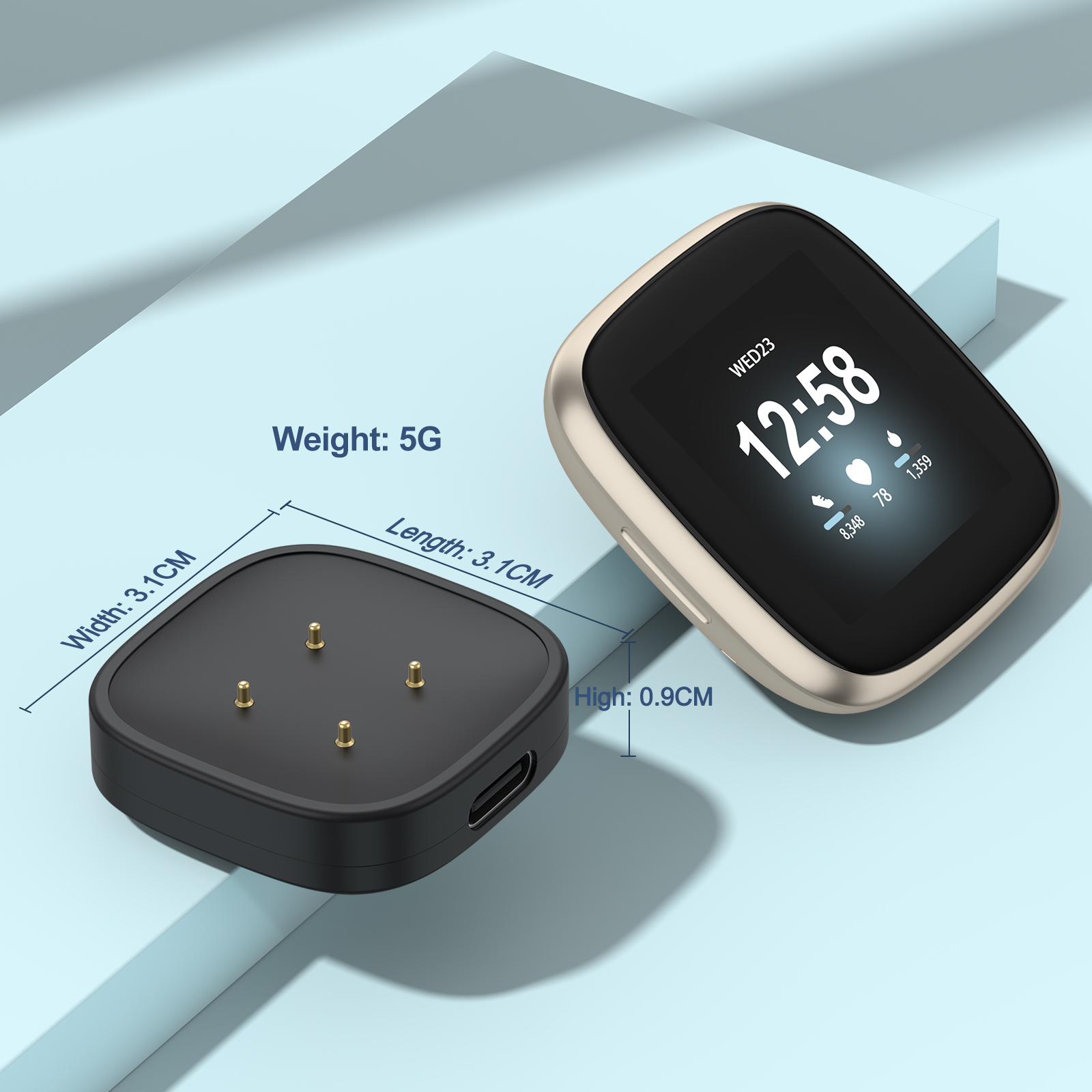 Watch Charger Head For Fitbit  - Smartwatch Nexus avaliação e preço