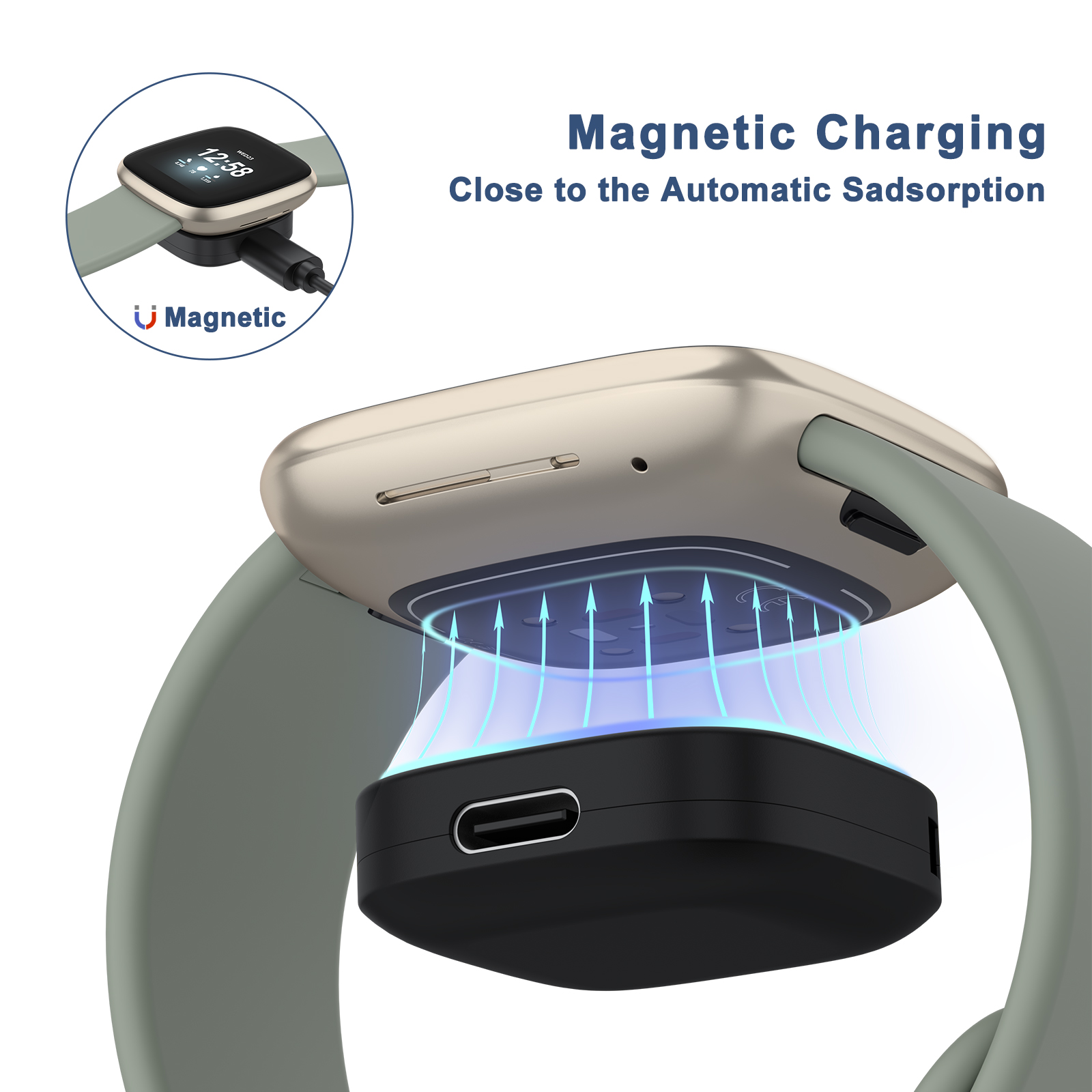 Watch Charger Head For Fitbit  - Smartwatch Nexus avaliação e preço