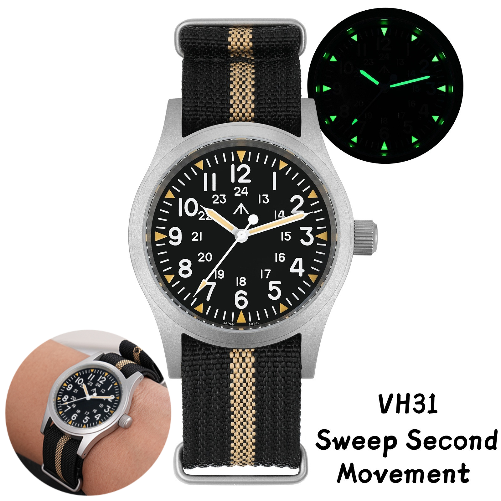 Militado ML05 Vintage Watch VH - Smartwatch Nexus avaliação e preço