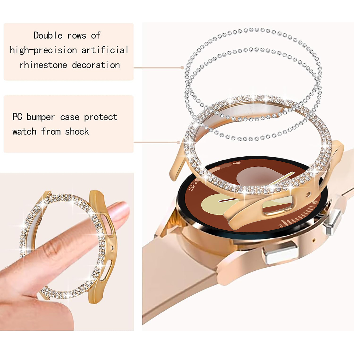 Case for Samsung Galaxy Watch  - Accessories For Galaxy Watch 5 avaliação e preço