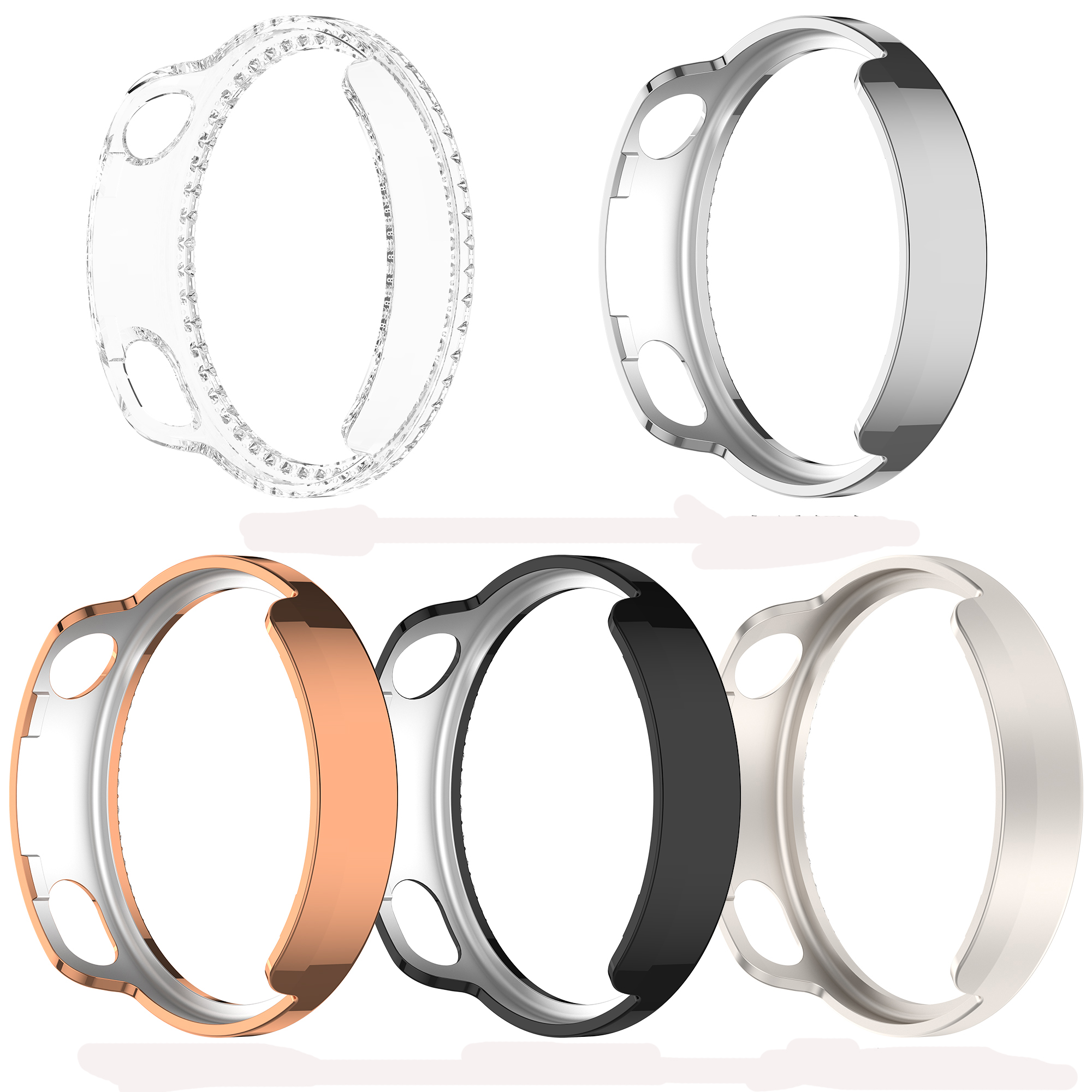 Single Row Dril Hollow Case Fo - Xiaomi Smartwatch Accessories avaliação e preço