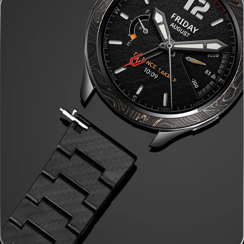 Carbon Fiber Strap For Xiaomi  - Xiaomi Smartwatch S4 Accessories avaliação e preço