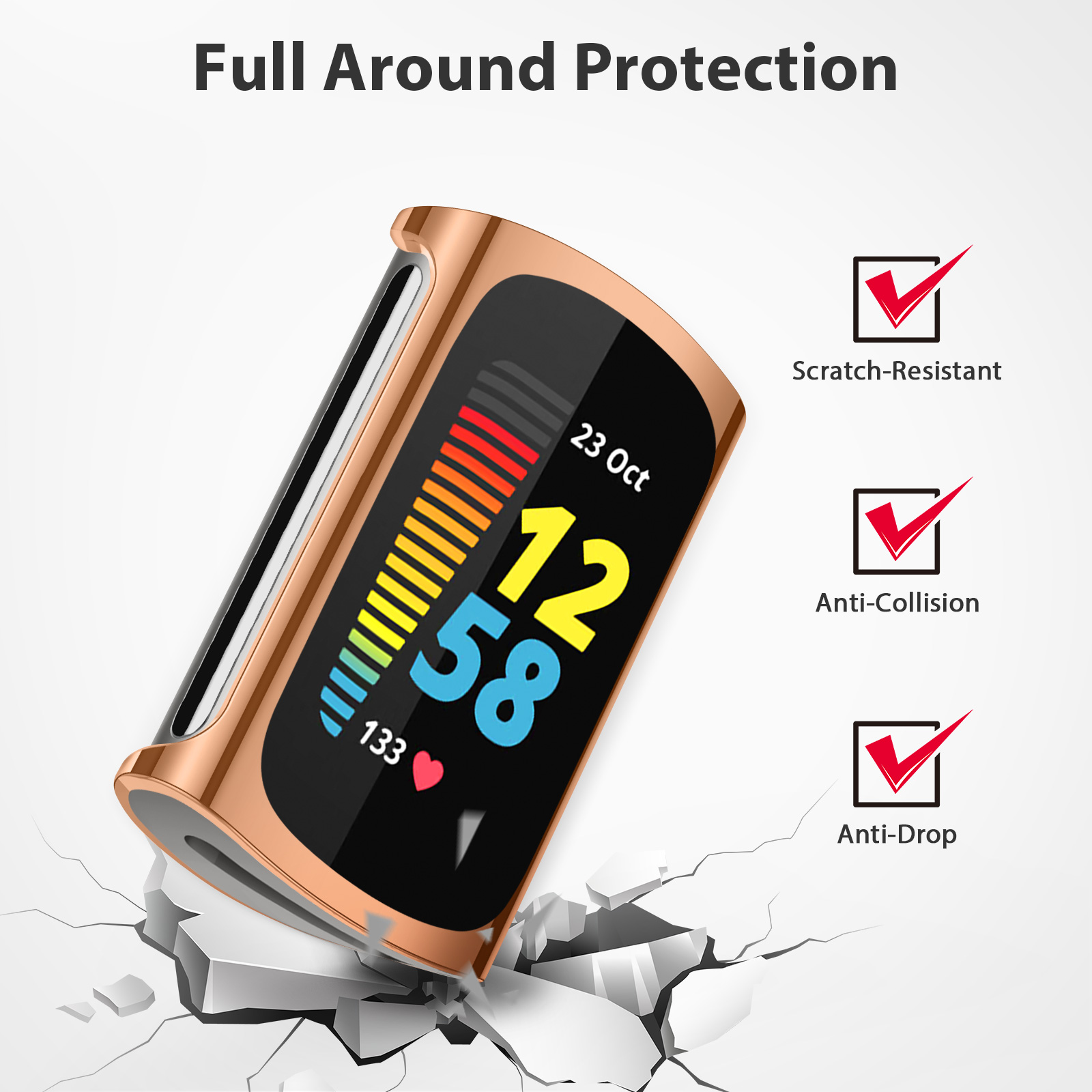 Soft TPU Case For Fitbit Charg - Garmin Smartwatch Accessories avaliação e preço