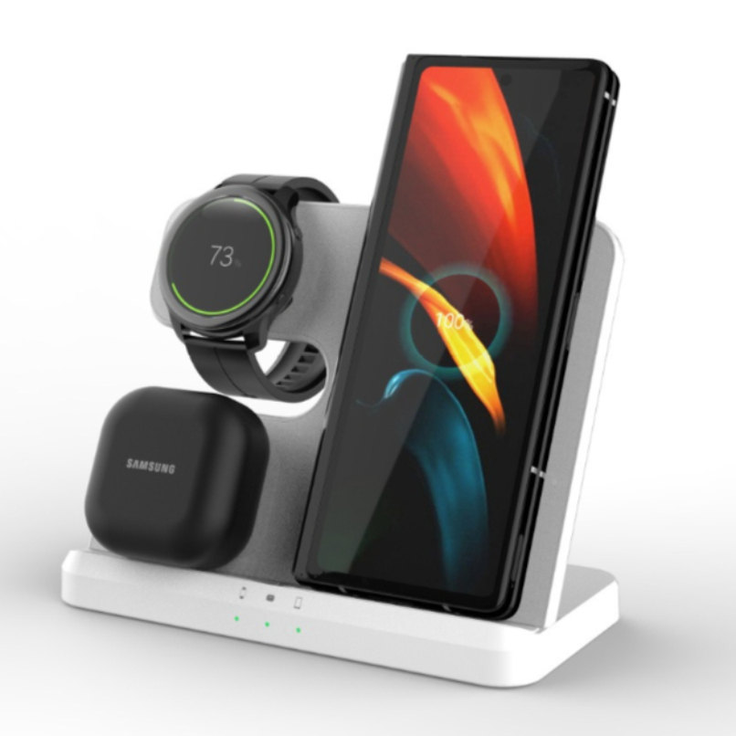 3 in 1 Fast Wireless Charger S - Smartwatch Ac avaliação e preço