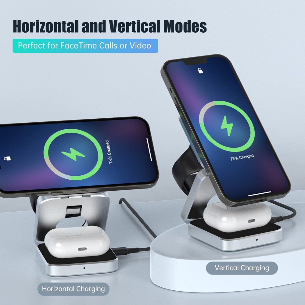 Foldable Magnetic Wireless Cha - Smartwatch Ac avaliação e preço