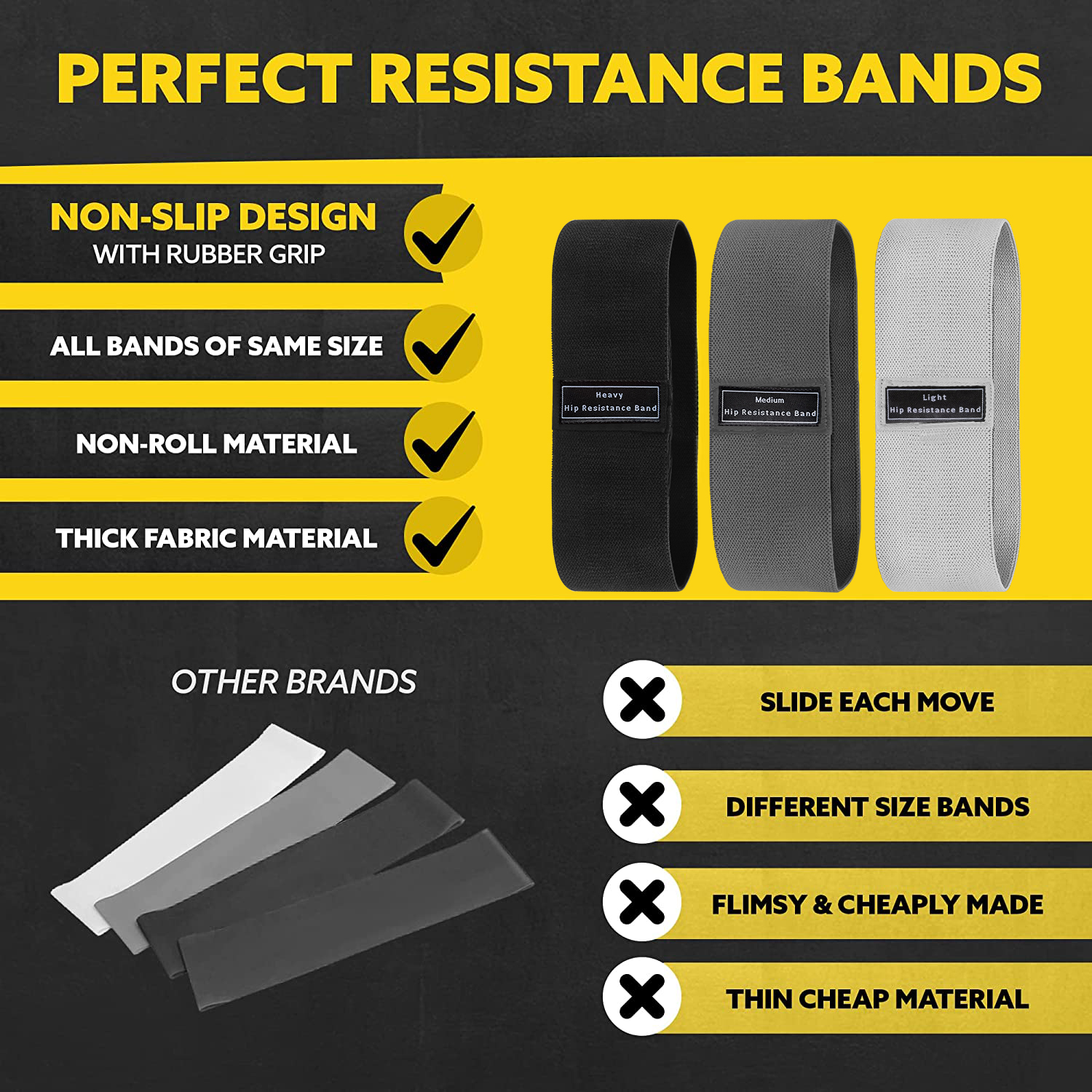 Fabric Resistance Hip Booty Ba - Milanaise Mesh Band avaliação e preço