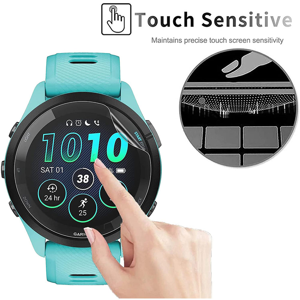3Pcs Soft HD Hydrogel Protecti - Garmin Smartwatch Accessories avaliação e preço
