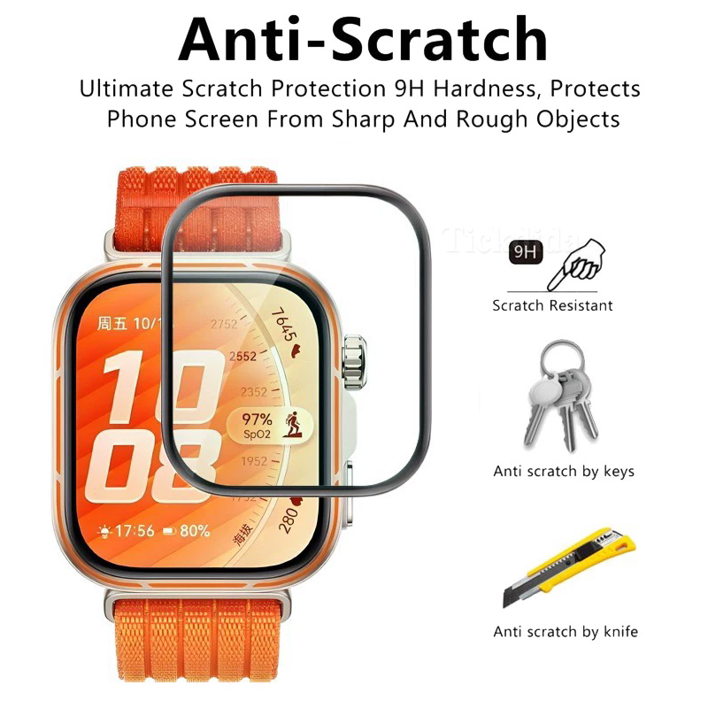 Soft Tempered Glass for Huawei - Huawei Smartwatch Accessories avaliação e preço
