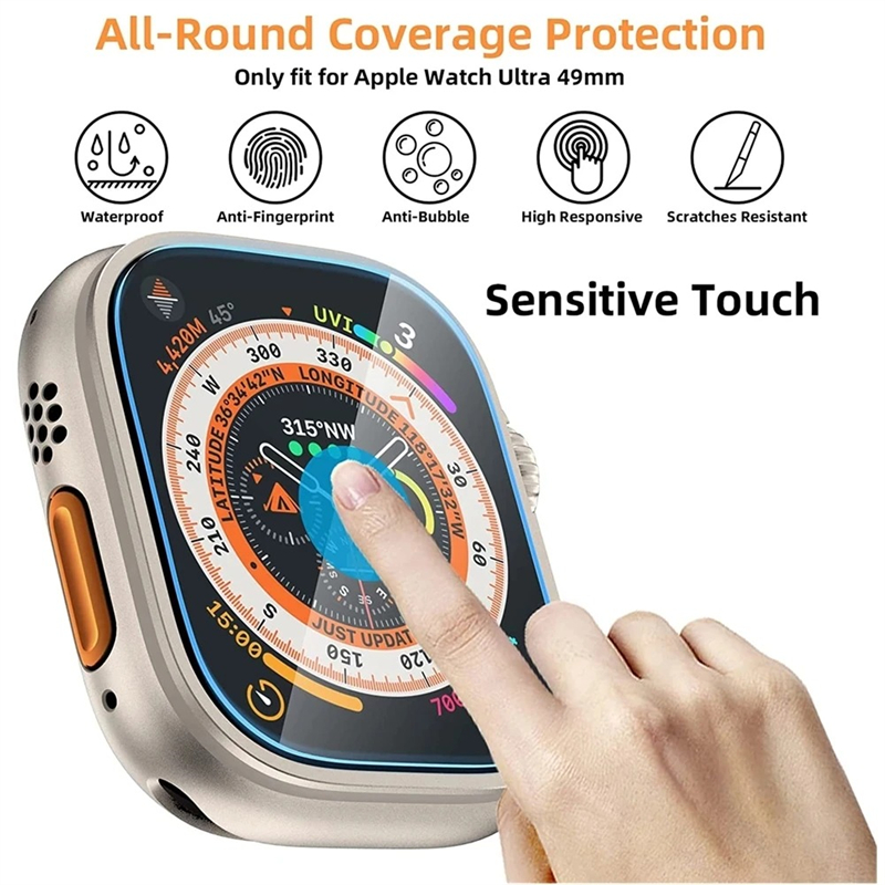Tempered Glass for Apple Watch - Watch Case Bumper avaliação e preço